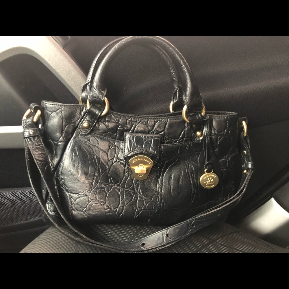 Brahmin Black Satchel